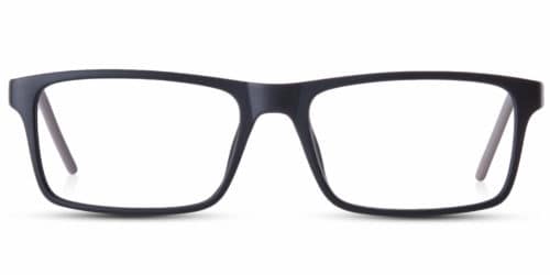 WILSON - Black plastic glasses with colored temples